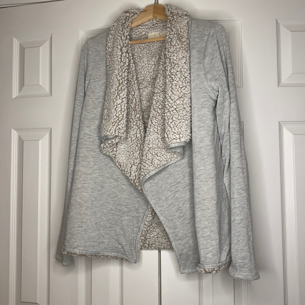 Sherpa cardigan